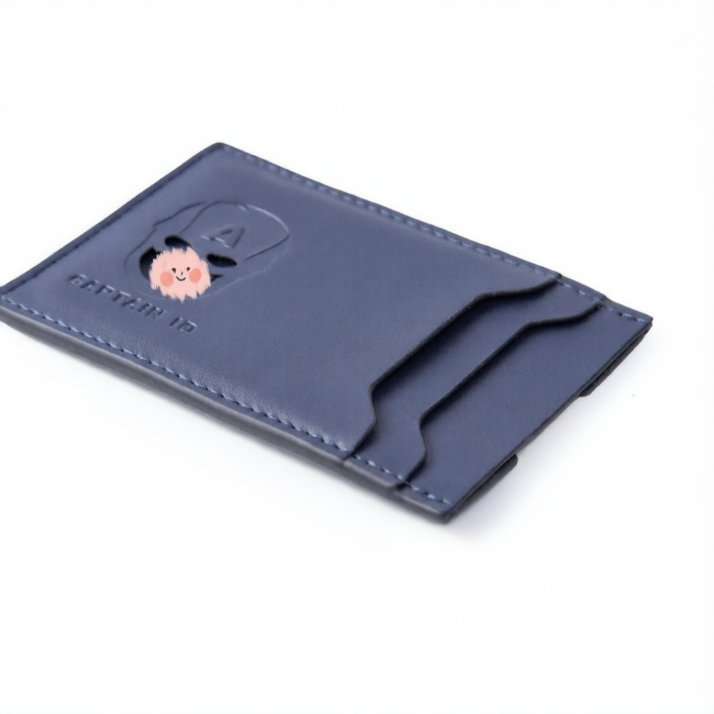 Captain America Premium Leather Card Holder