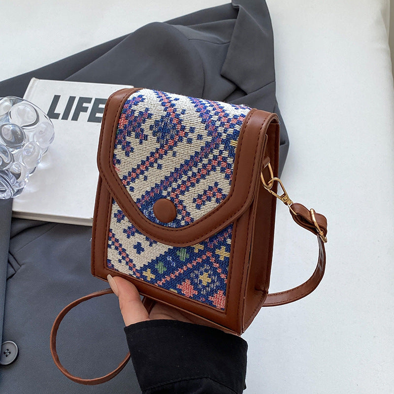 Ethnic Style Crossbody Phone Bag
