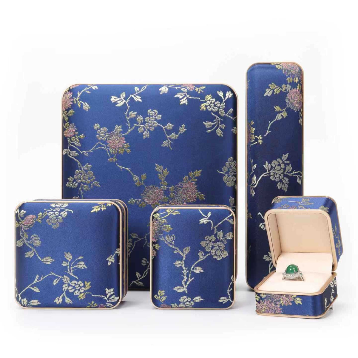 Chinese Style Silk Jewelry Gift Box