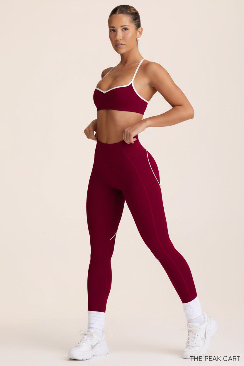Women's Seamless Yoga Set with Supportive Fit