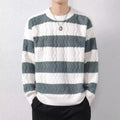 Mens Striped Knit Sweater