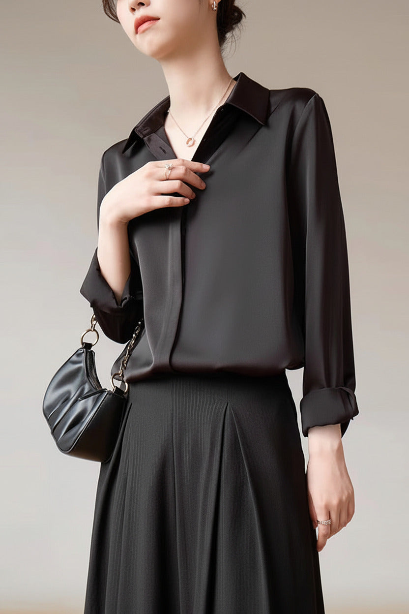 satin shirt