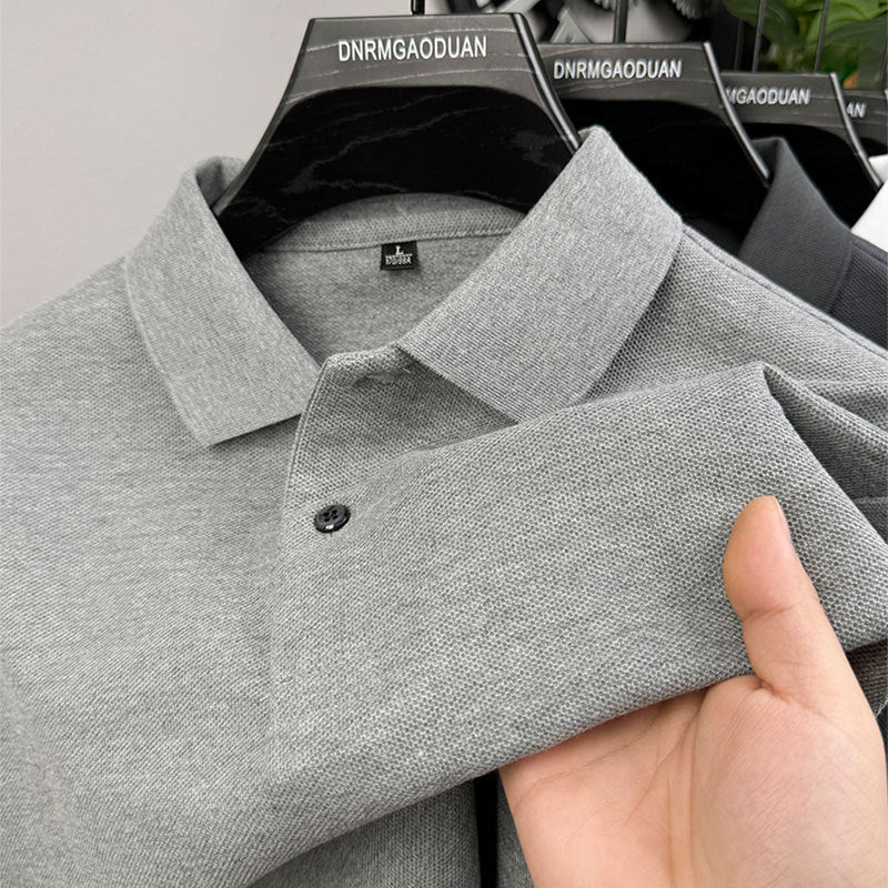 Mens Cotton Polo Shirt Short Sleeve t shirt