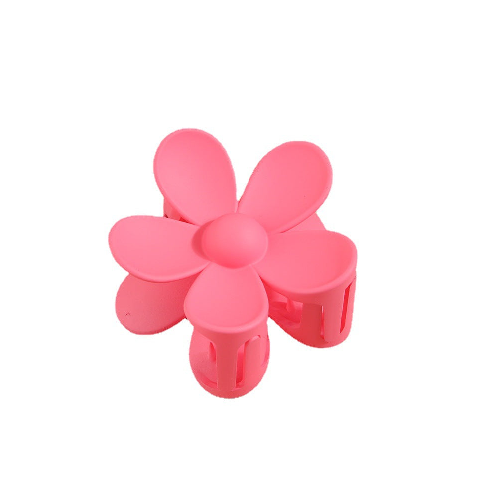 Fashion Flower Hair Clip ABS Grip Claw Clip for Women