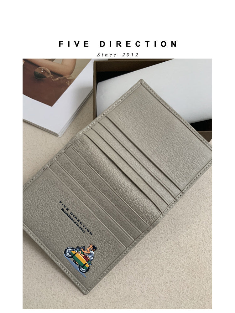 5 Direction Leather Card Holder