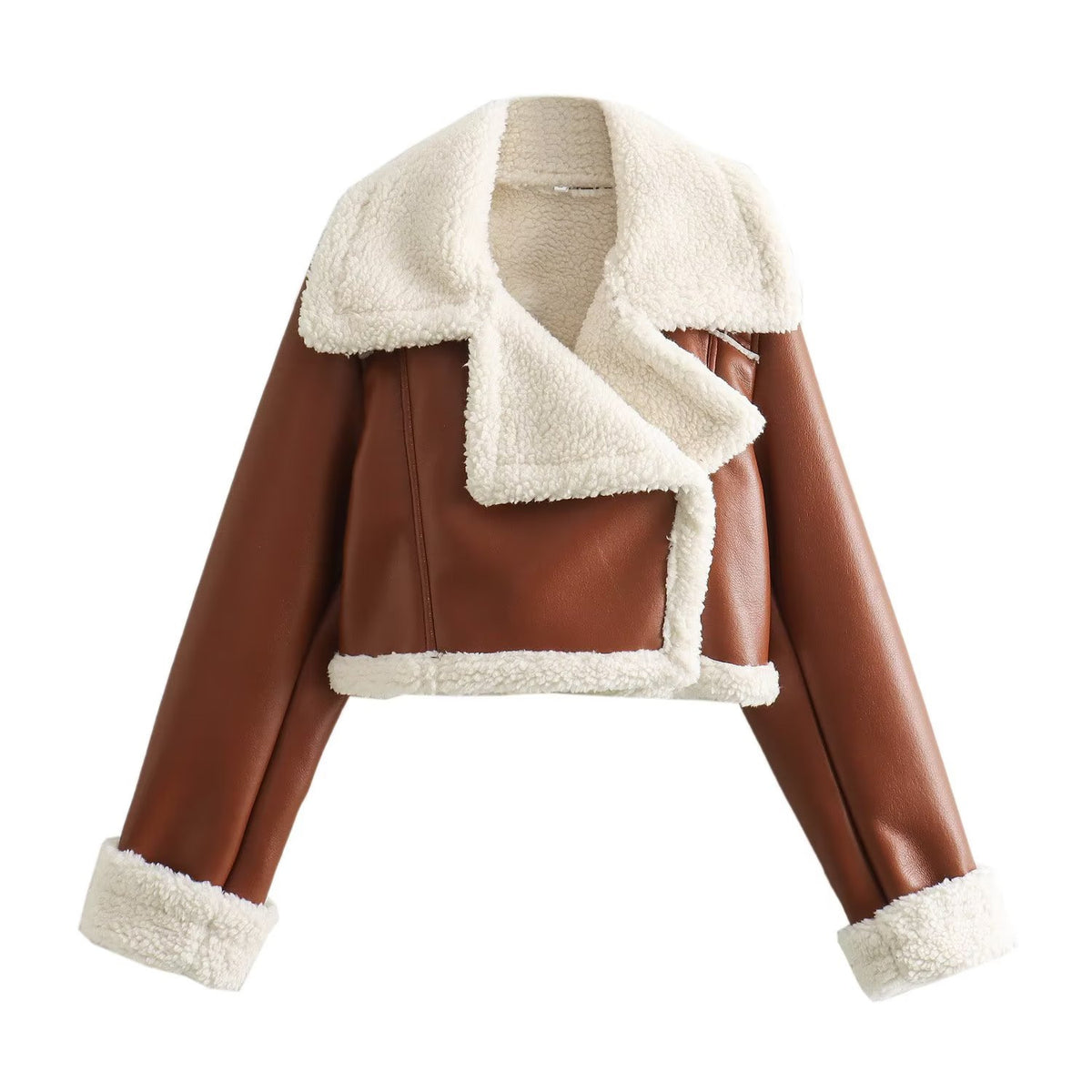 Women's Short Sexy Motorcycle Jacket