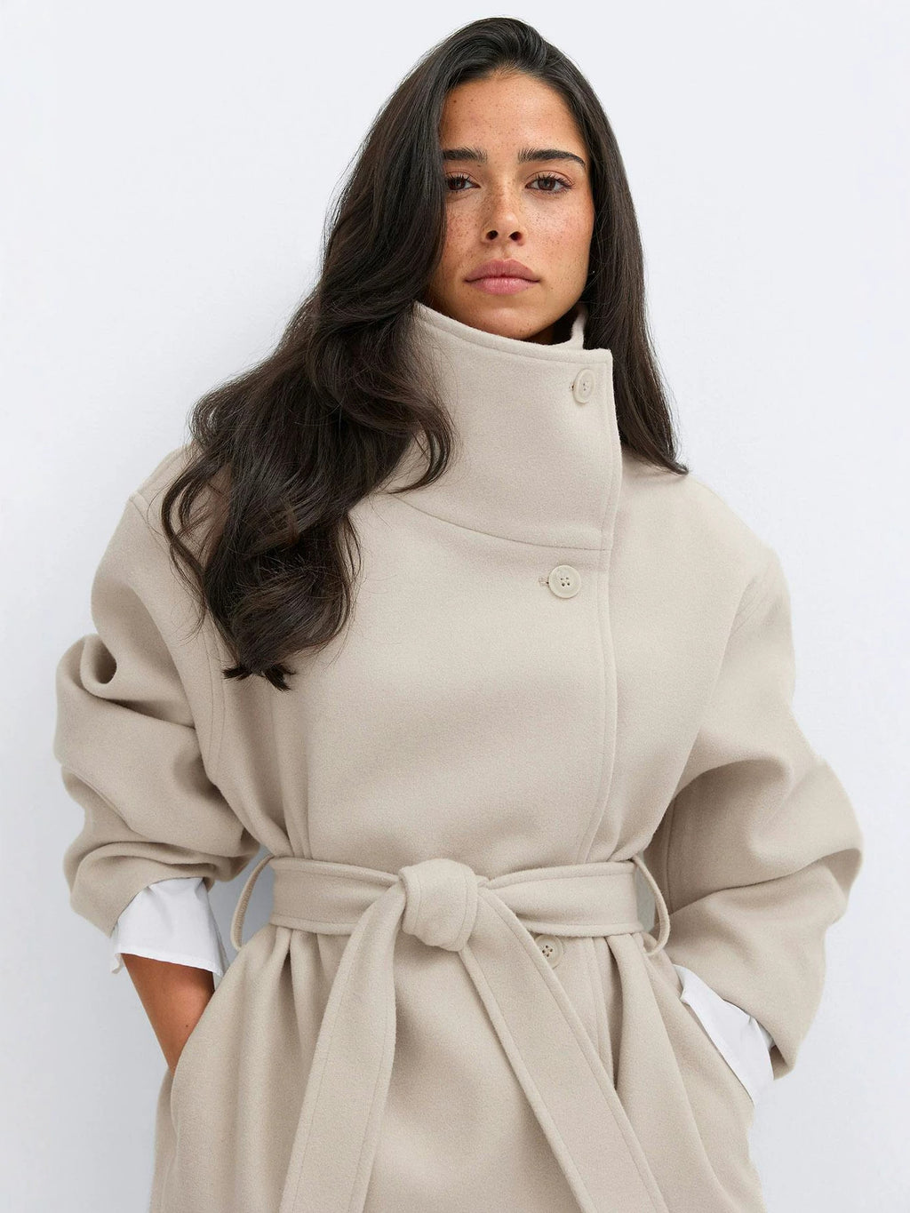 Verso Wool Blend Reversible Coat