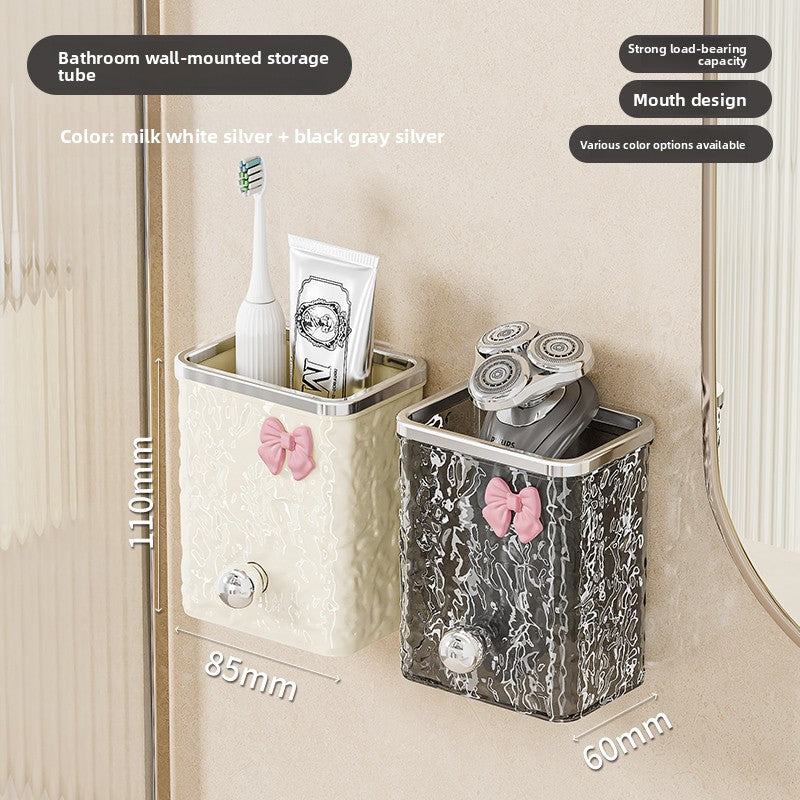 Wall Mounted Bathroom Organizer Storage Rack