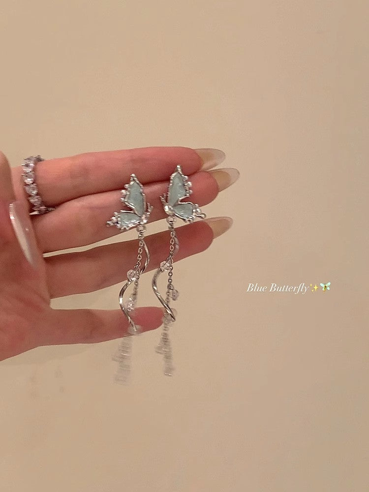 Lirio Charm Bow & Butterfly Earrings