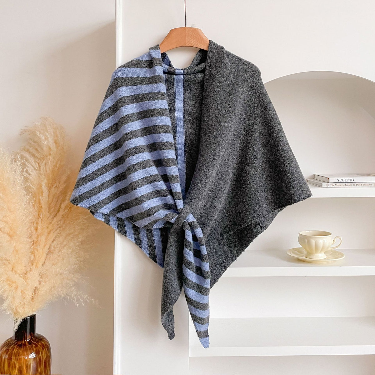 Soft Imitation Cashmere Triangle Shawl