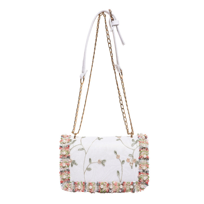 Tote Small Bag New Lace Crossbody Chain Shoulder Bag Fashion Women's Bag