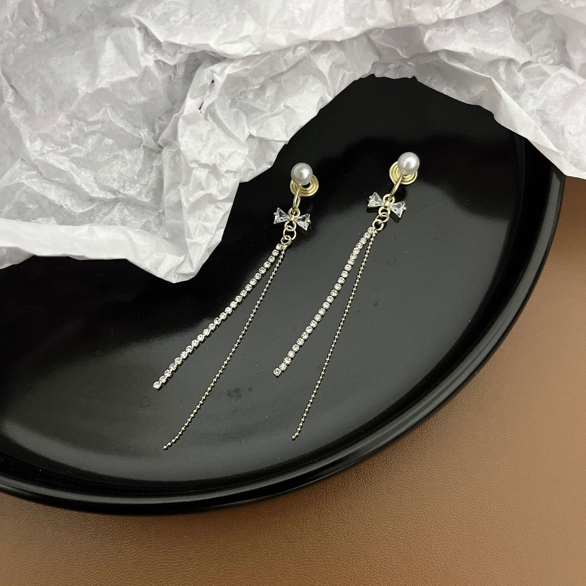 Aurielle Clip-On Pearl Earrings