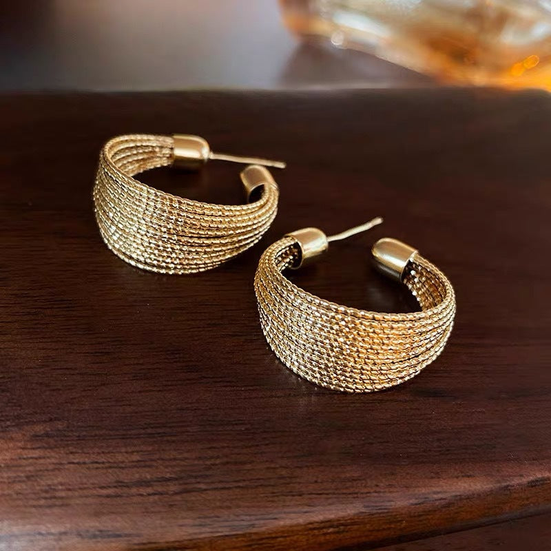 Linea Geometric Metal Earrings