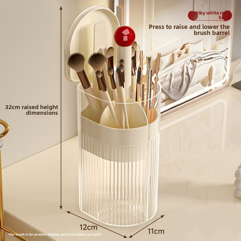 Automatic Lift Cosmetic Brush Storage Cylinder
