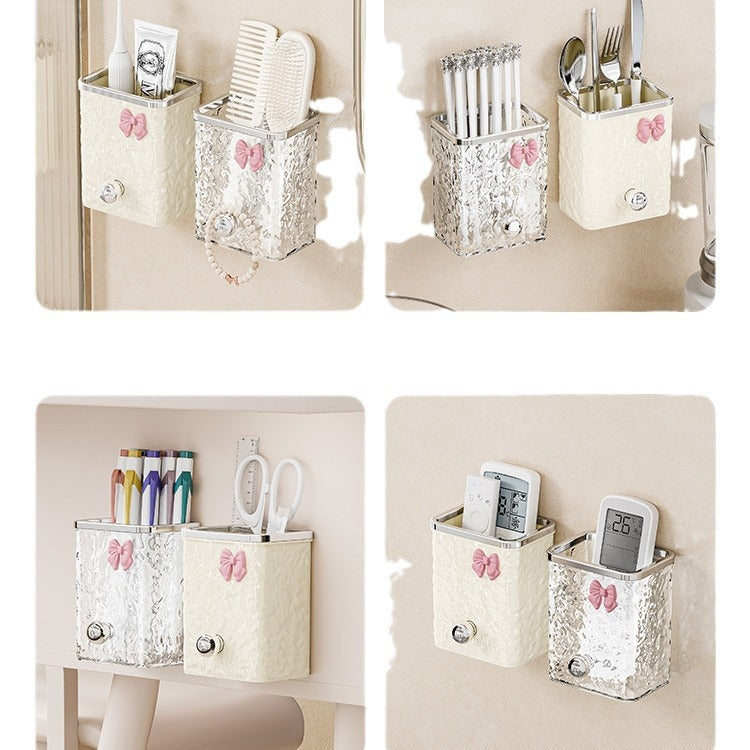 Wall Mounted Bathroom Organizer Storage Rack