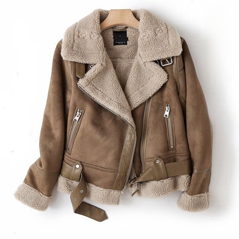 Womens Faux Leather Jacket