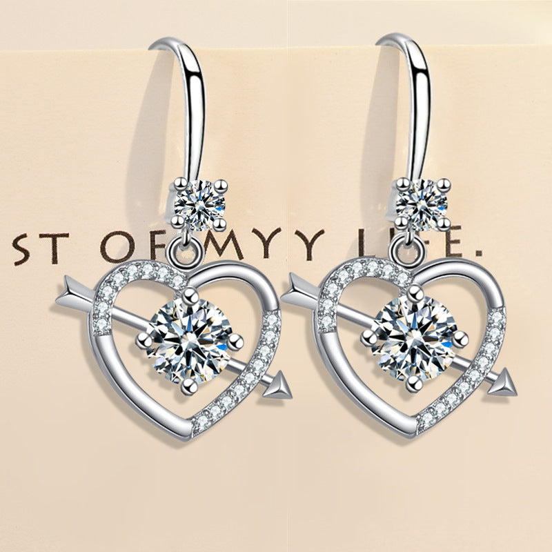 Heart-shaped earrings