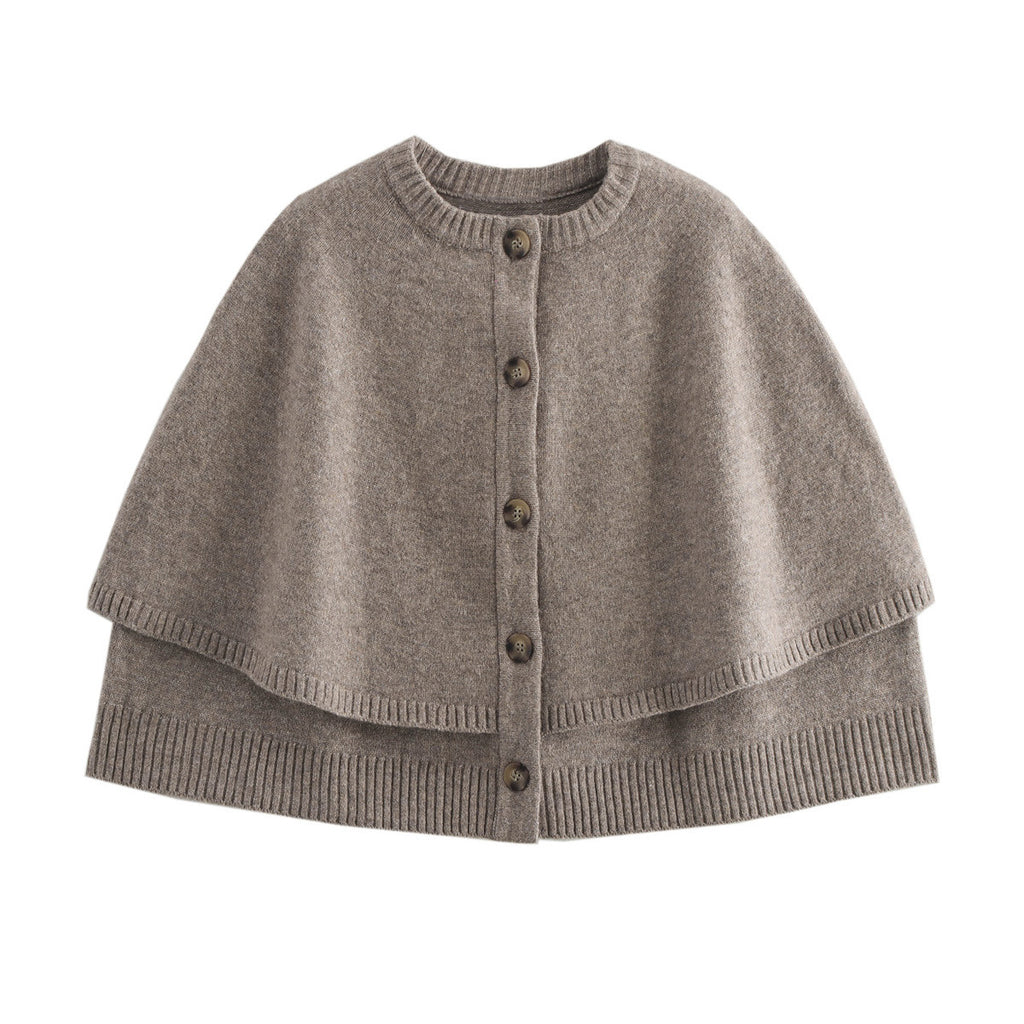 Women's knitted short sleeve cardigan