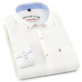 Men's Cotton Linen Square Collar Long Sleeve Cardigan