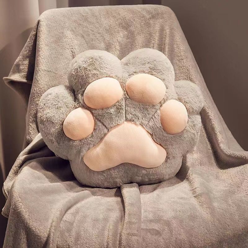 Cat Paw Pillow Blanket Hand Warmer