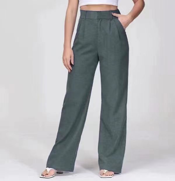 High Waist Wide Leg Pants