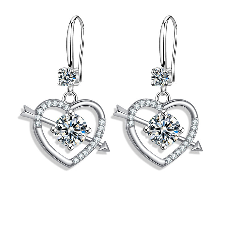 Heart-shaped earrings