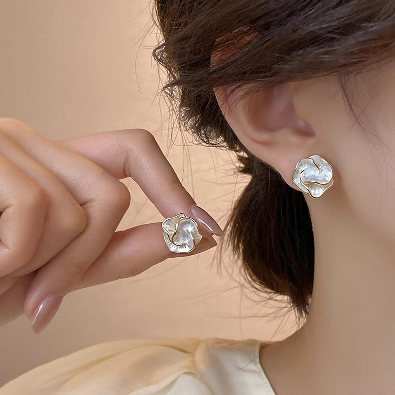 LunaPearl Butterfly Earrings Sterling Silver