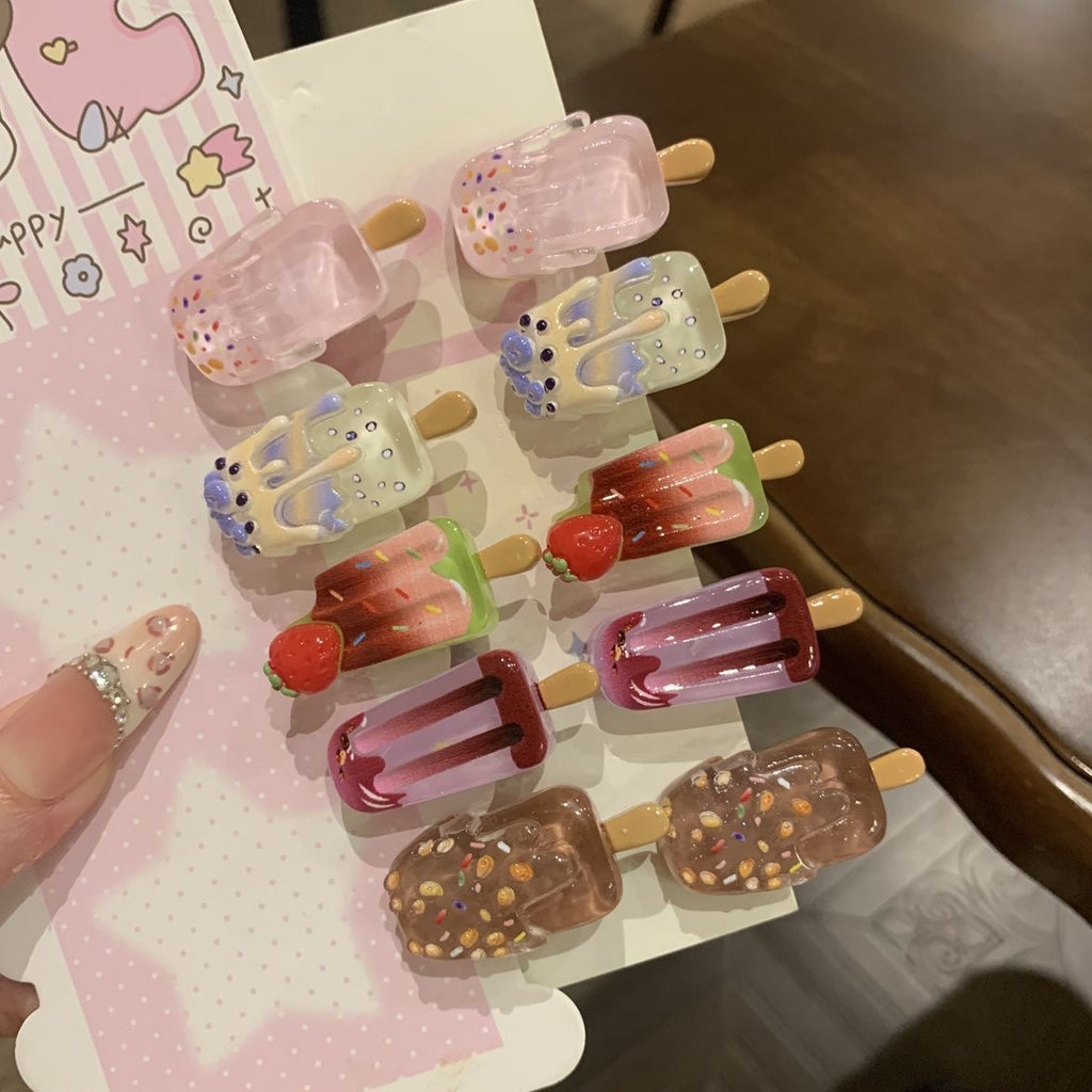 Creative Cartoon Ice Cream Hair Clip