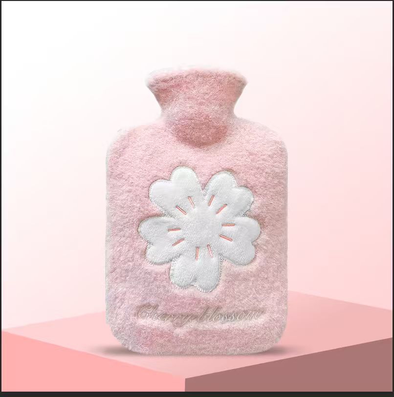 Plush Cartoon Hot Water Bottle for Warmth
