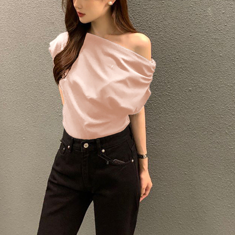 Short-sleeved T-shirt for girls
