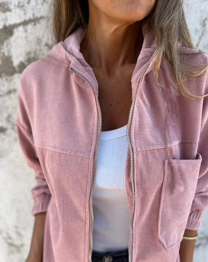 New Solid-Colored Women's Jacket