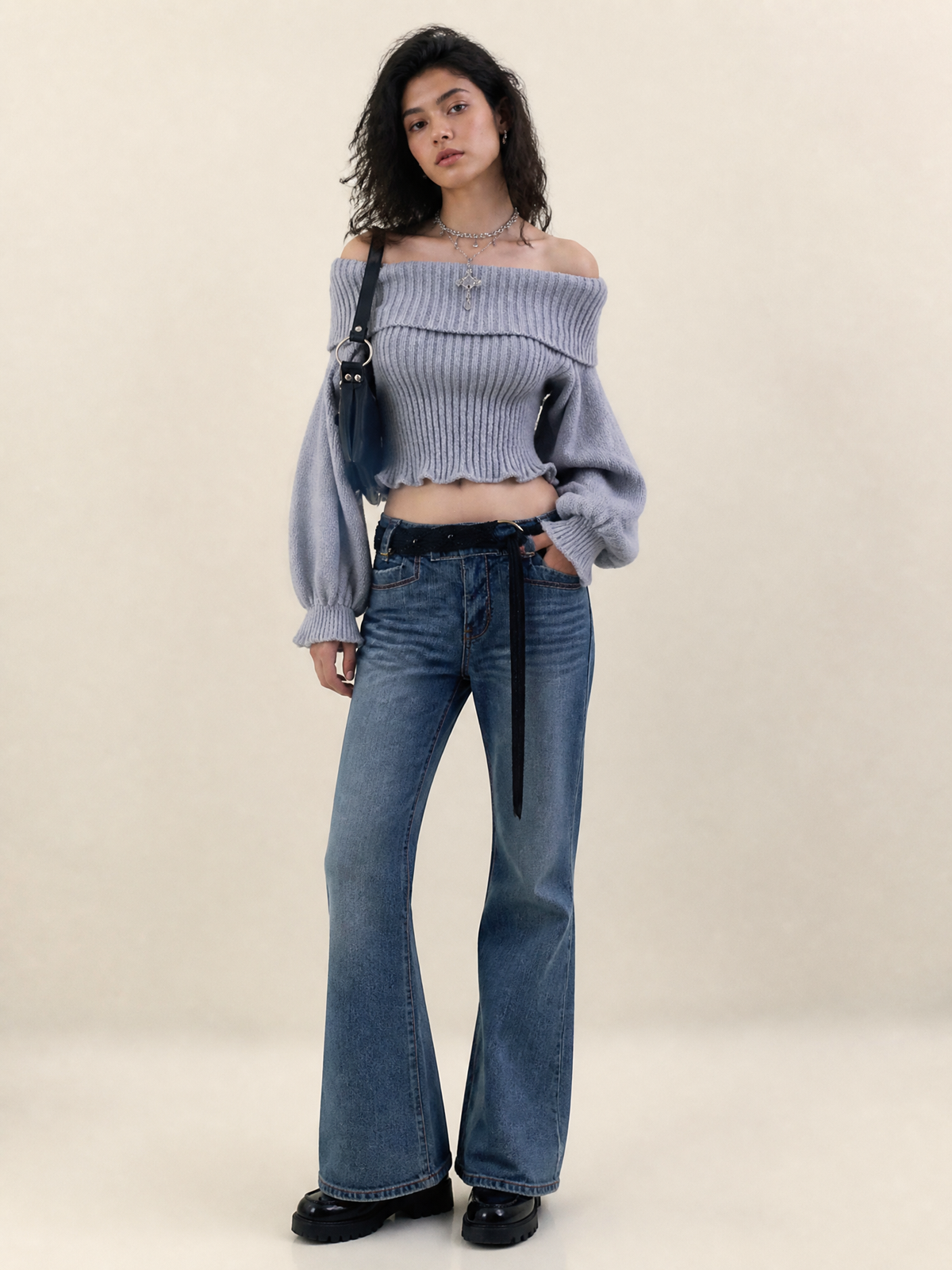 Sablea Off-Shoulder Sweater