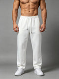 Men's Quick-Dry Cotton Sports Fitness Pants - Comfortable & Breathable