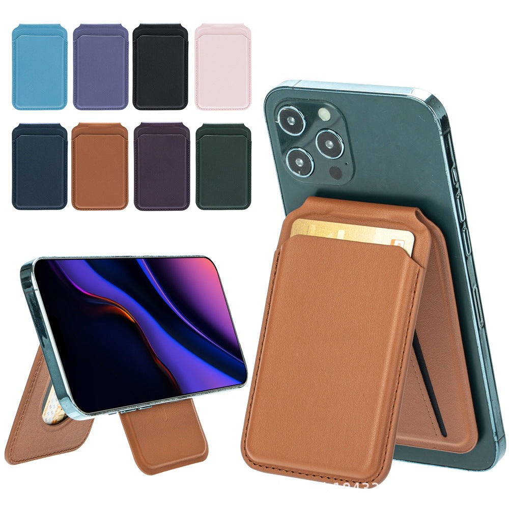 Magnetic Card Holder with Stand for iPhone