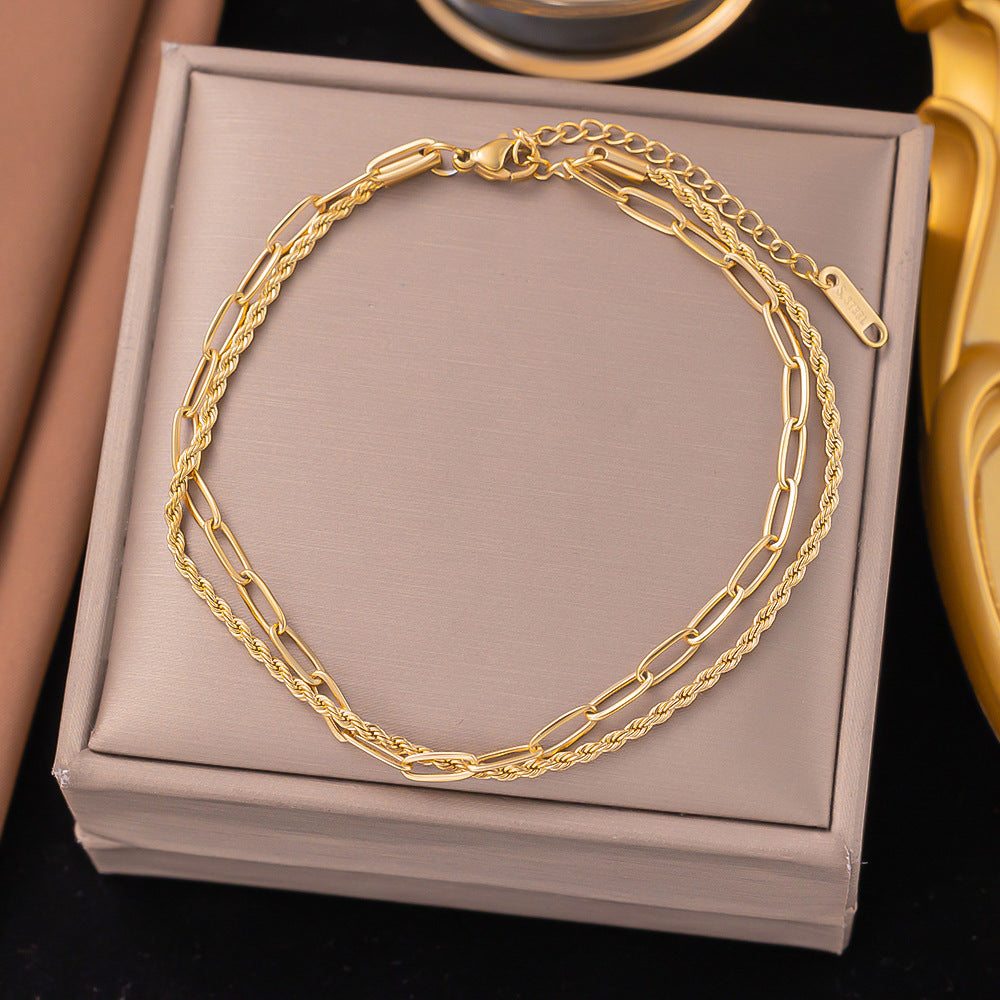 Titanium steel bracelet/Anklets