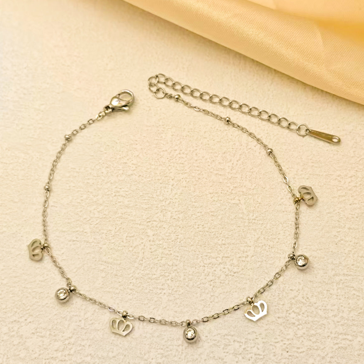 Fashion Titanium Steel Ankle Chain with Tassel