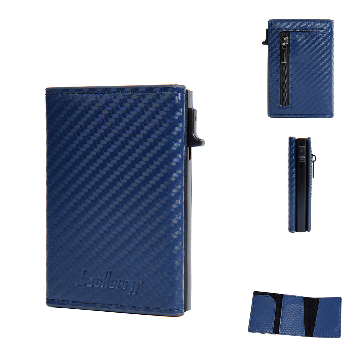 Automatic pop-up zipper carbon fiber
