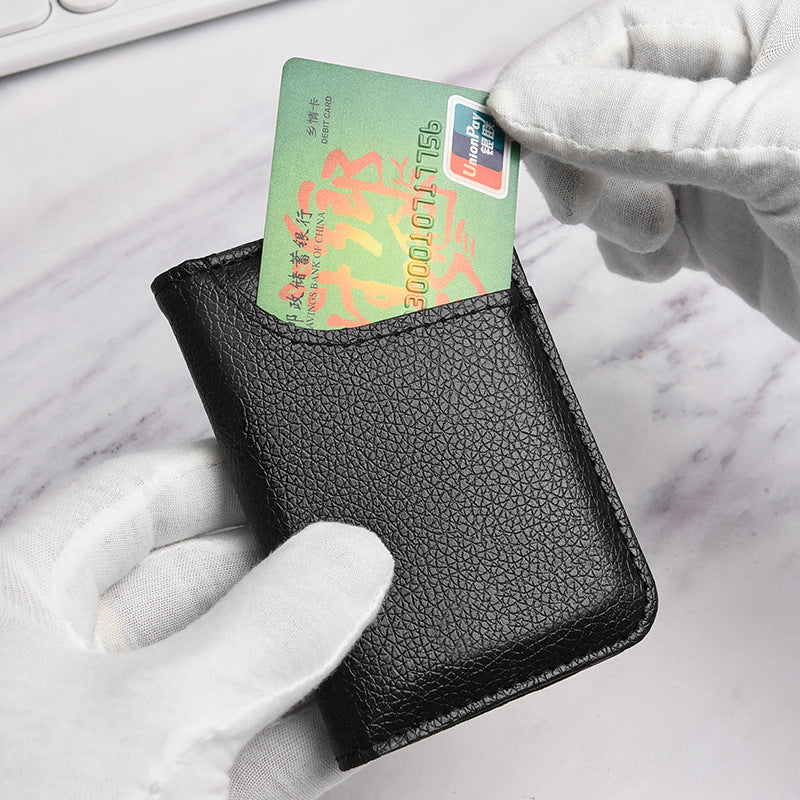Men's portable multi-functional multi-slot cardholder bag