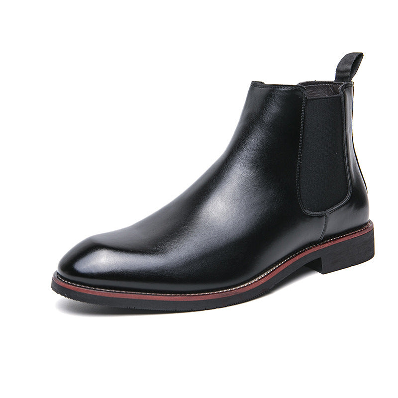 Mens Fleece Lined Chelsea Boots