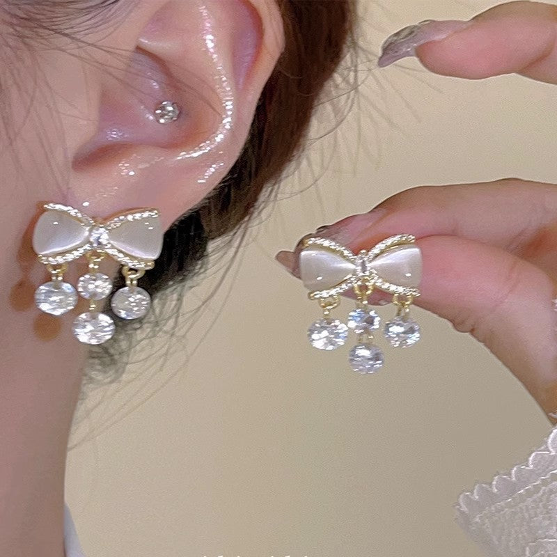 LunaPearl Butterfly Earrings Sterling Silver