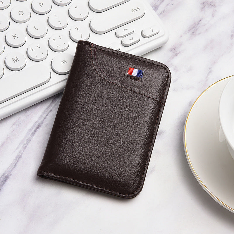 Men's portable multi-functional multi-slot cardholder bag