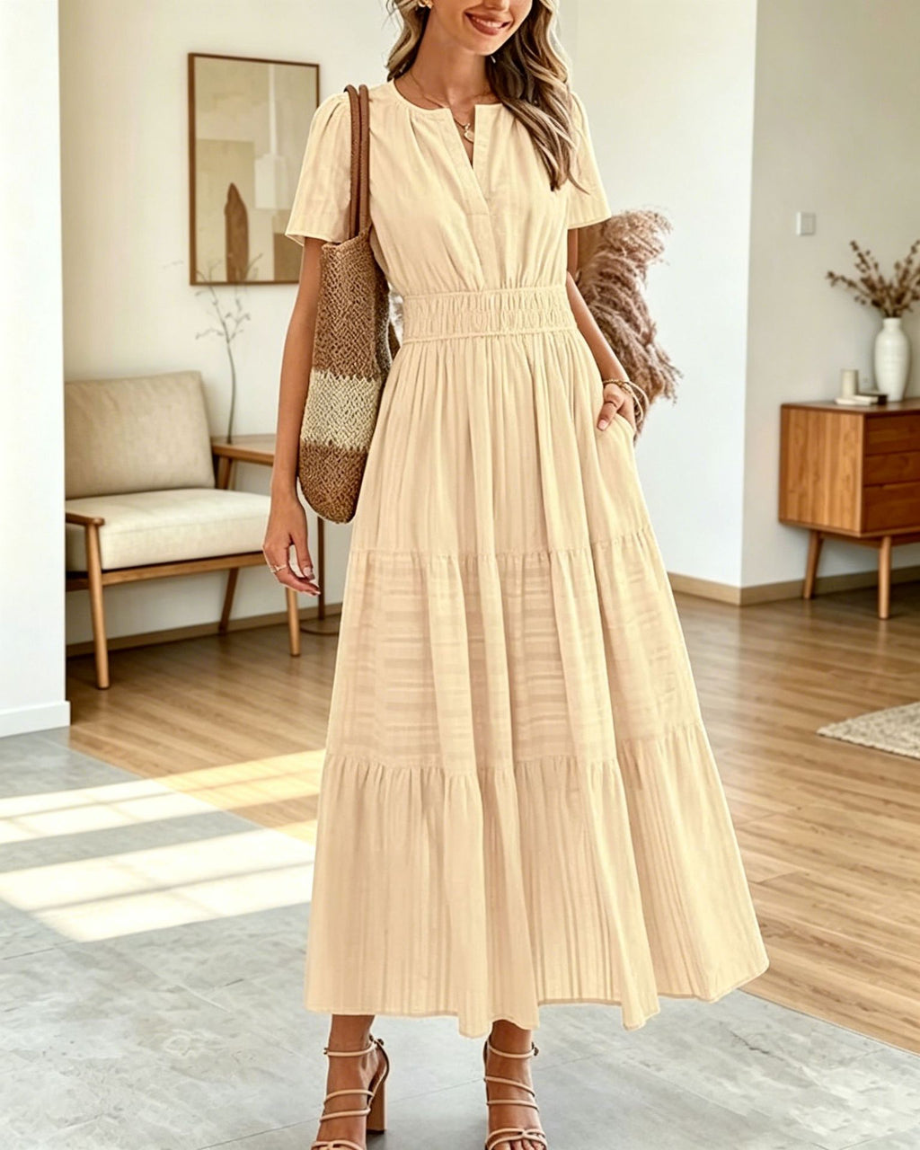 Short-Sleeve Dress