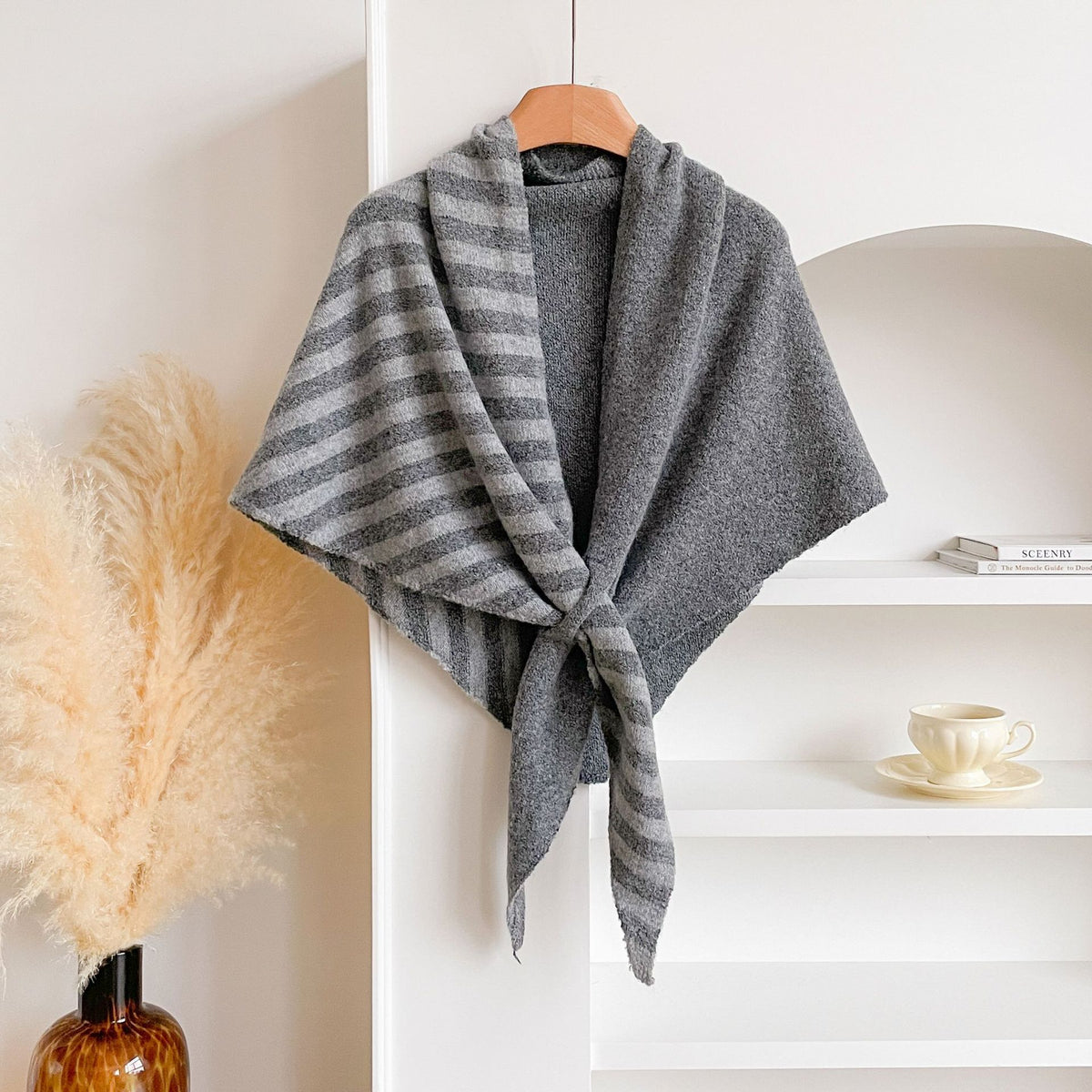 Soft Imitation Cashmere Triangle Shawl