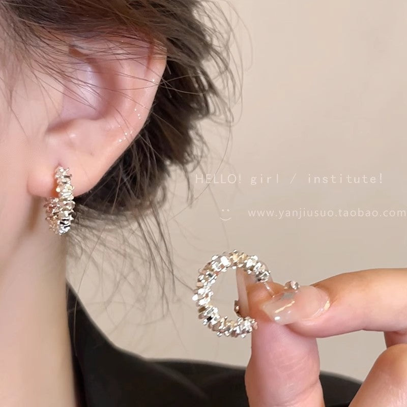 LunaPearl Butterfly Earrings Sterling Silver