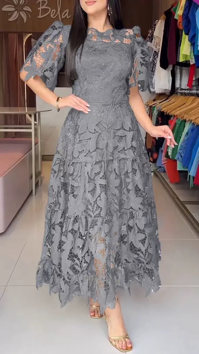 Serena Lace A-Line Dress