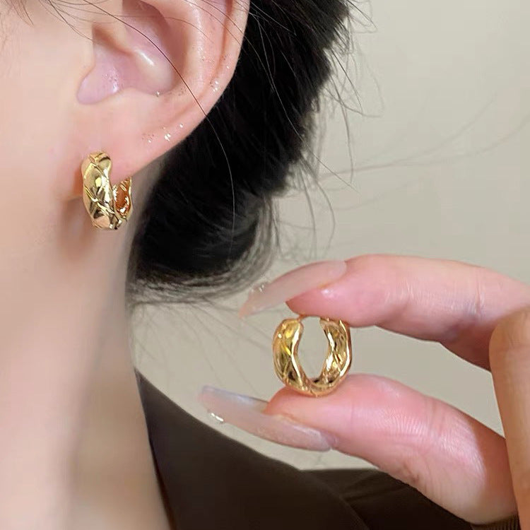 Linea Geometric Metal Earrings