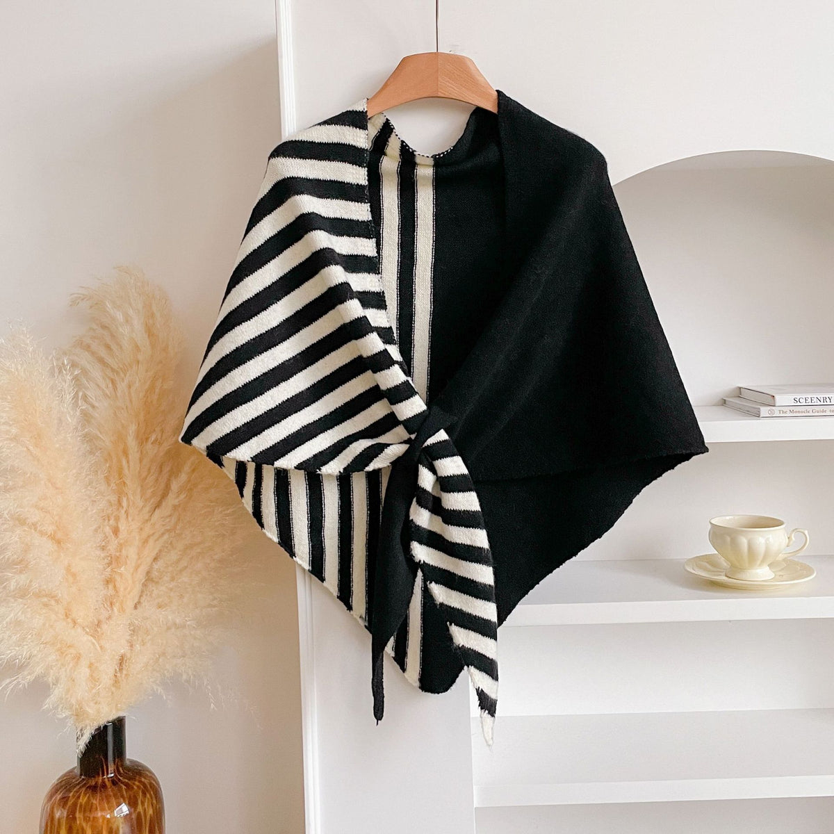 Soft Imitation Cashmere Triangle Shawl