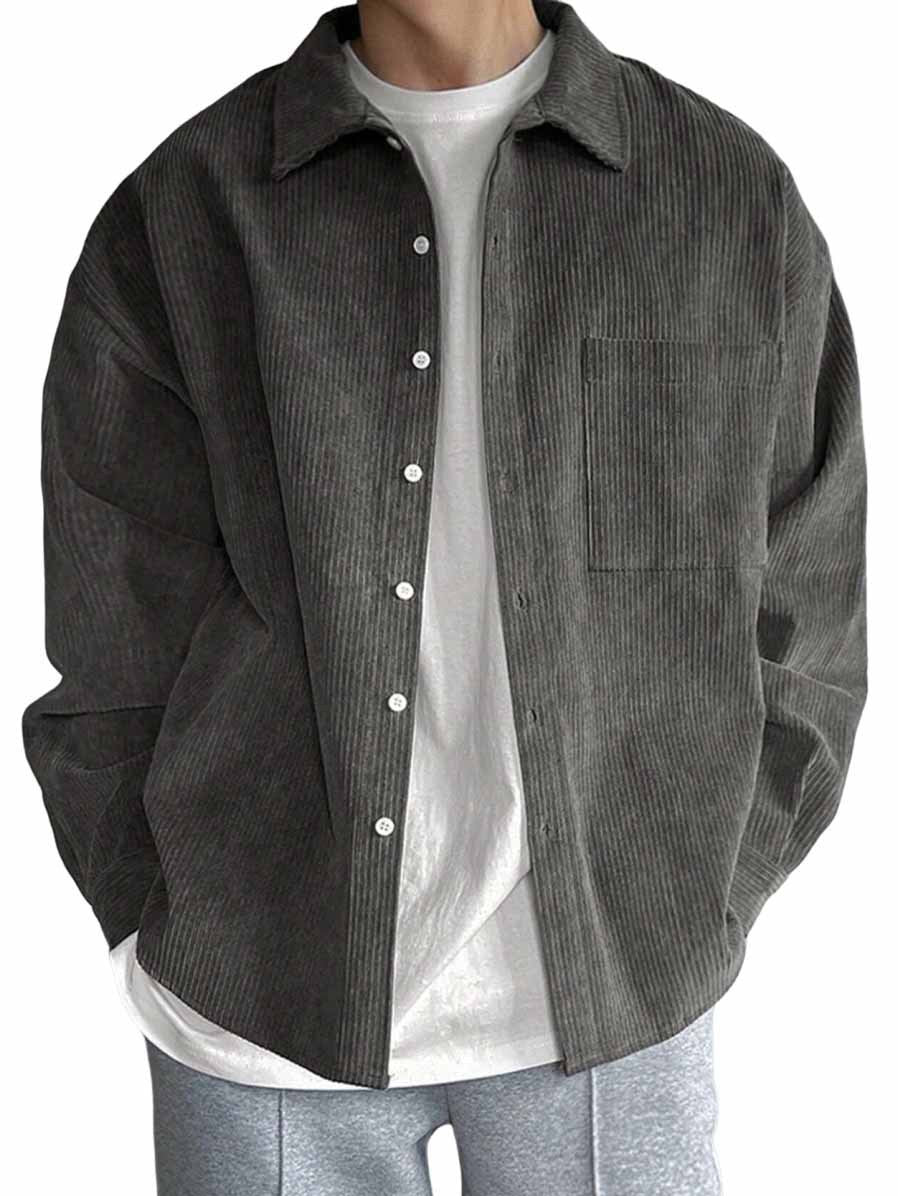 Velvet Men's Shirt - Breathable Polyester, 3D Printed Design, Relaxed Fit
