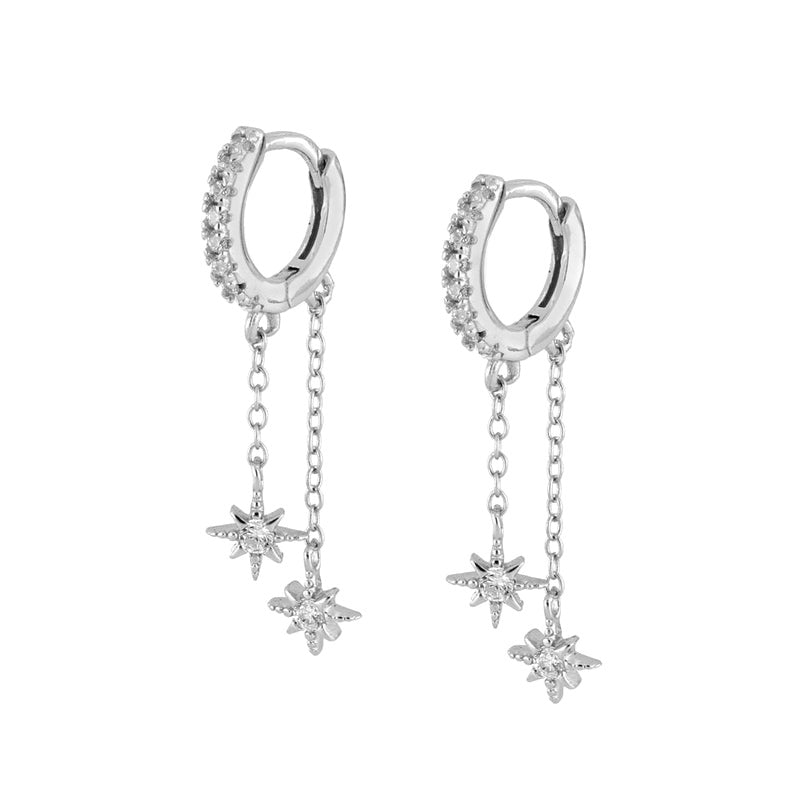 Radiance Geo Zircon Earrings