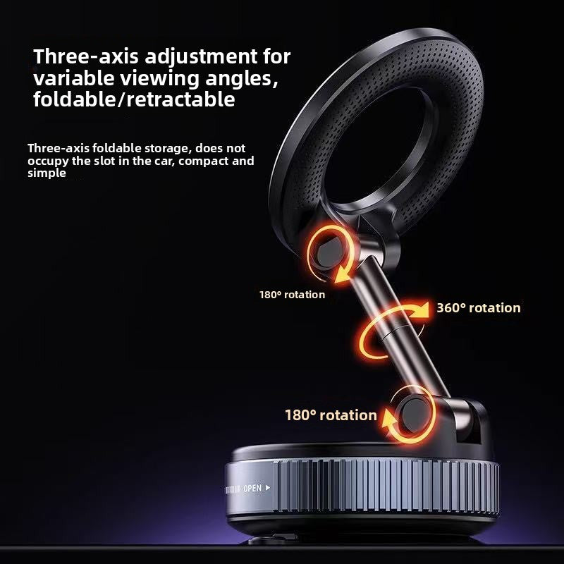Adjustable Magnetic Phone Mount with Suction Base